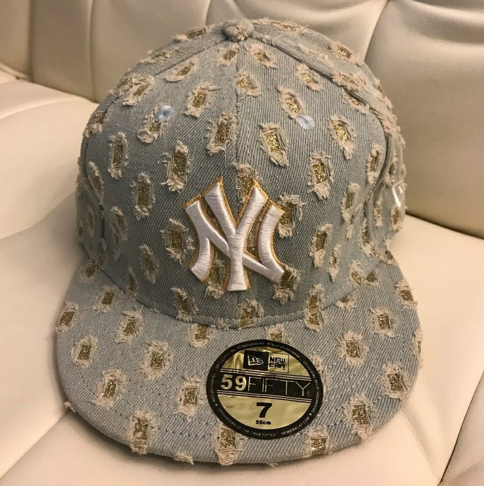 Gold  spot cheetah print New Era hat